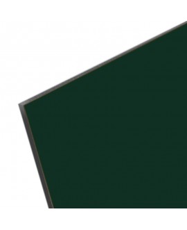 Płyta z tubondu dibondu dwustronna zielona mat błysk o grubości 3mm 0,3mm aluminium studiograf