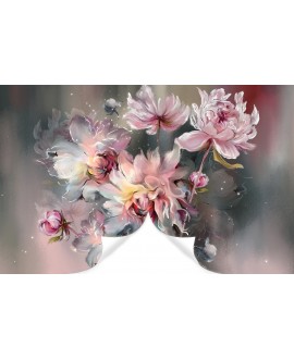 Fototapeta 3D na ścianę  na wymiar flizelinowa abstrakcyjny bukiet kwiatów kwiaty studiograf