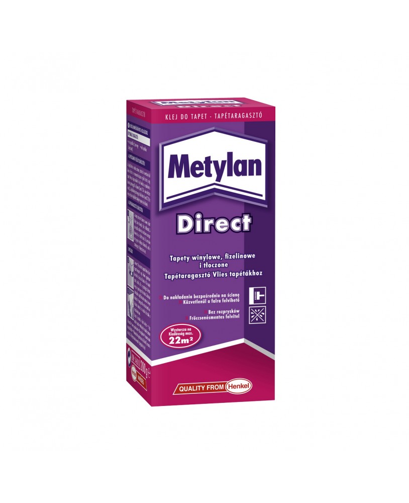 Klej do tapet flizelinowych Metylan Direct 200 g Henkel