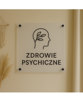 Logo z pleksi 3D szyld tablica prostokątna litery z pleksi
