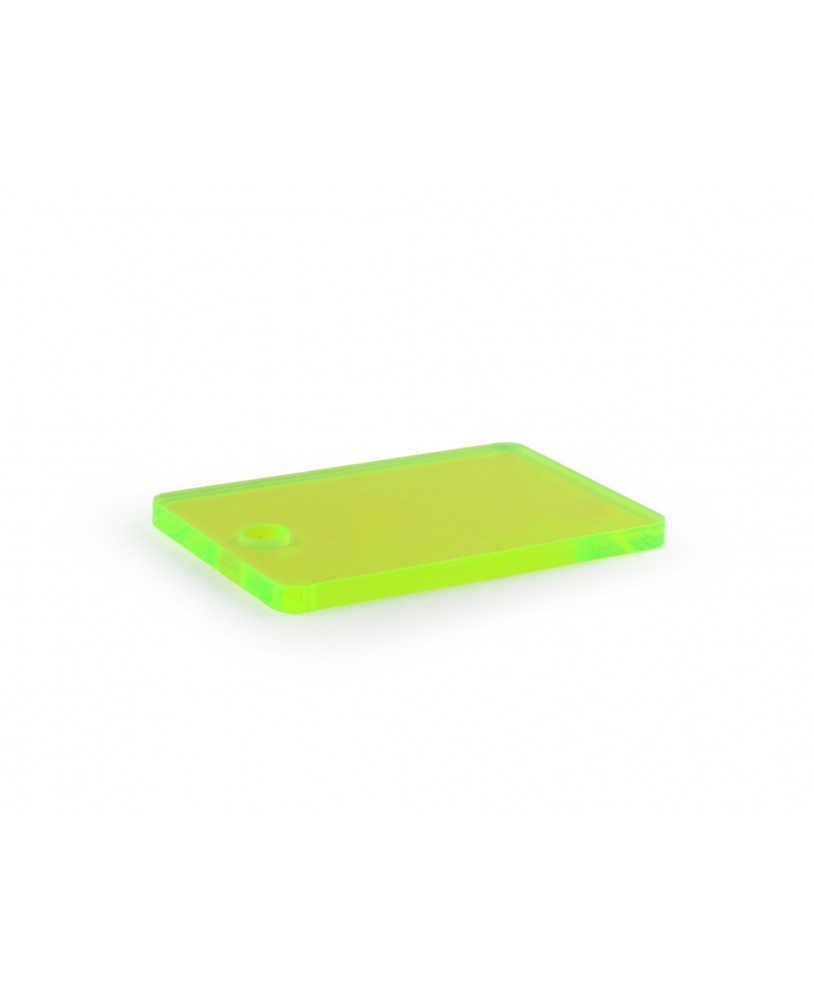 Pleksa 3mm transparentna zielona fluo błyszcząca cięta na wymiar