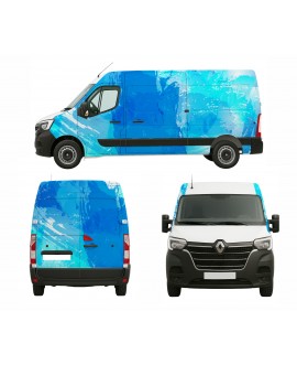 Oklejanie samochodów naklejki reklamowe reklama na samochodzie projekt Projekt oklejenia samochodu dostawczego