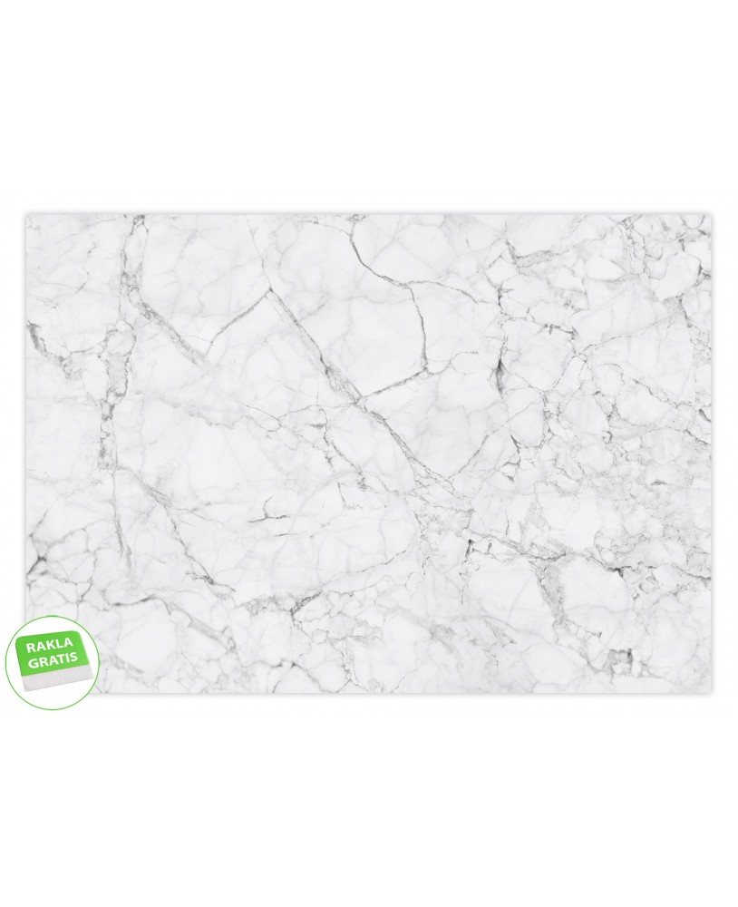 Fototapeta 3D na ścianę  na wymiar flizelinowa biały marmur nadruk imitacja marmuru gamour studiograf