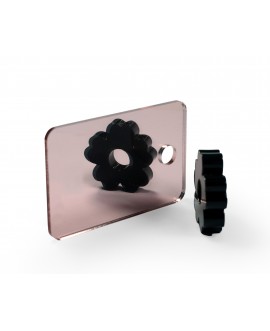 Pleksa 3mm lustrzana różowa rose gold lustro dekoracje logo plexi pleksi szkło akrylowe kolorowe lustro studiograf