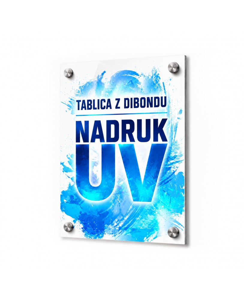 Reklamowa tablica dibond z nadrukiem odpornym na warunki atmosferyczne