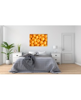 Obraz na płótnie canvas poziomy owoce mandarynki pomarańcz  studiograf