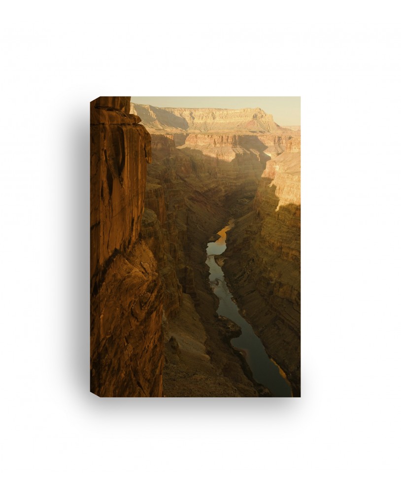 Obraz na płótnie canvas pionowy wielki kanion skały rzeka pomarańcz studiograf