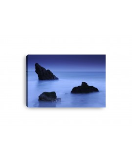 Obraz na płótnie canvas poziomy morze niebieski skały niebo studiograf
