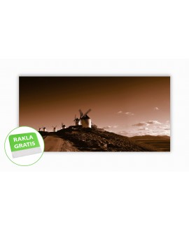 Fototapeta 3D na ścianę  na wymiar  fizelinowa ścieżka droga niebo wzgórze wiatraki krajobraz studiograf