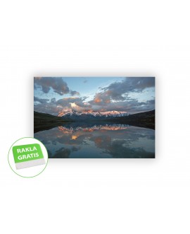 Fototapeta 3D na ścianę  na wymiar  fizelinowa góry jezioro kolorowe niebo krajobraz studiograf