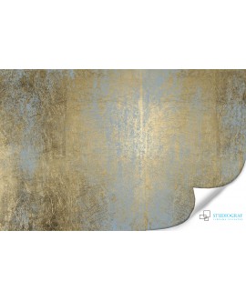 Fototapeta 3D na ścianę  na wymiar  fizelinowa struktura złoto srebro postarzone tło studiograf