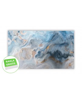 Fototapeta 3D na ścianę  na wymiar  flizelinowa błękitny marmur tapeta struktura marble studiograf