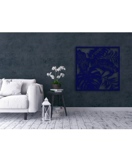 Obraz ażurowy dekoracja ścienna panel z plexi pleksi pleksy pleksa nowoczesne dekoracje liście monstera dżungla studiograf