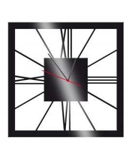 Zegar ścienny z pleksy plexi nowoczesny kwadratowy wskazówki samoprzylepny elegancki duży zegar pleksa studiograf