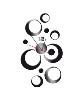 Zegar ścienny z pleksy plexi nowoczesny samoprzylepny elegancki duży zegar koła pleksa studiograf