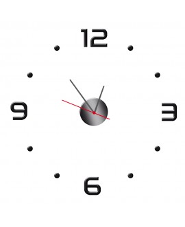 Zegar ścienny z pleksy plexi nowoczesny samoprzylepny elegancki duży zegar pleksa studiograf