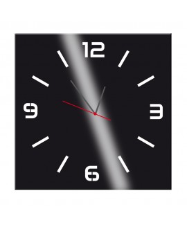 Zegar ścienny z pleksy plexi nowoczesny samoprzylepny kwadratowy elegancki duży zegar pleksa studiograf