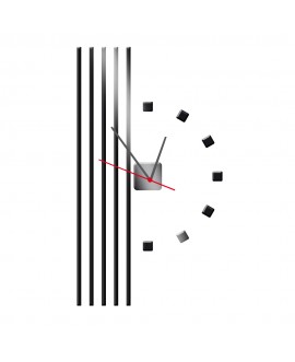 Zegar ścienny z pleksy plexi nowoczesny samoprzylepny elegancki duży zegar pasy pleksa studiograf