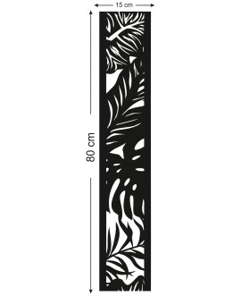 Obraz ażurowy dekoracja ścienna panel z plexi dekoracja ścienna liście monstera geometryczna pleksi pleksa studiograf