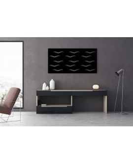 Obraz ażurowy dekoracja ścienna panel z plexi geometryczny panel dekoracyjny nowoczesny studiograf