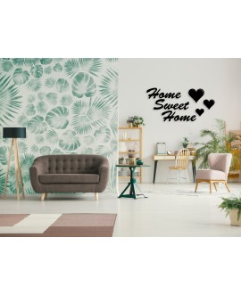 Napis litery 3D dekoracja lustrzana ścienna z plexi pleksy złote srebrne lustro home sweet home serduszka serce studiograf