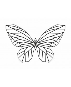 Obraz ażurowy dekoracja ścienna panel z pleksy dekoracyjny nowoczesny panel geometryczny motyl zwierzęta studiograf