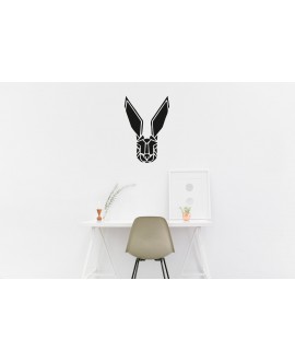 Obraz ażurowy dekoracja ścienna panel z pleksy nowoczesna dekoracja geometryczna do salonu sypialni królik zając studiograf