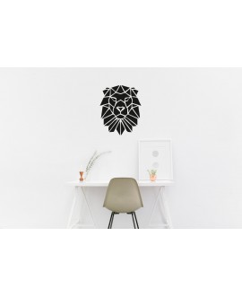 Obraz ażurowy dekoracja ścienna panel z pleksy nowoczesna dekoracja geometryczna do salonu sypialni lew studiograf