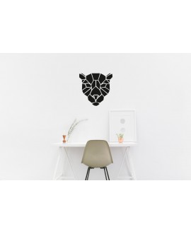Obraz ażurowy dekoracja ścienna panel z pleksy nowoczesna dekoracja geometryczna do salonu sypialni pantera puma studiograf