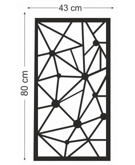 Obraz ażurowy dekoracja ścienna panel z plexi nowoczesny panel dekoracyjny geometryczny studiograf