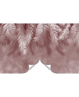 Fototapeta 3D na ścianę  na wymiar  flizelinowa liście palmy pióra nowoczesna tapeta do salonu sypialni studiograf