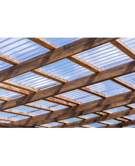 Poliwęglan trapezowy brązowy 0,8mm pokrycia dachowe zadaszenie altanki garażu szklarni studiograf