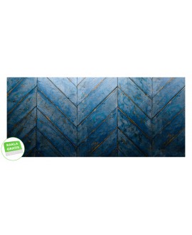Fototapeta 3D na ścianę  na wymiar  flizelinowa drewno niebieskie deski struktura tapeta do salonu sypialni studiograf