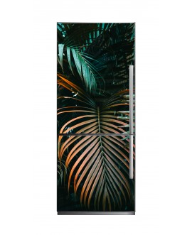 Mata magnetyczna na lodówkę zmywarkę grzejnik magnes ze zdjęciem liście palmy tropikalne liście studiograf