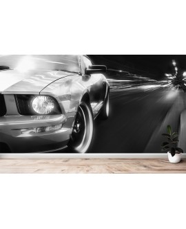 Fototapeta 3D na ścianę  na wymiar flizelinowa sportowy samochód droga studiograf